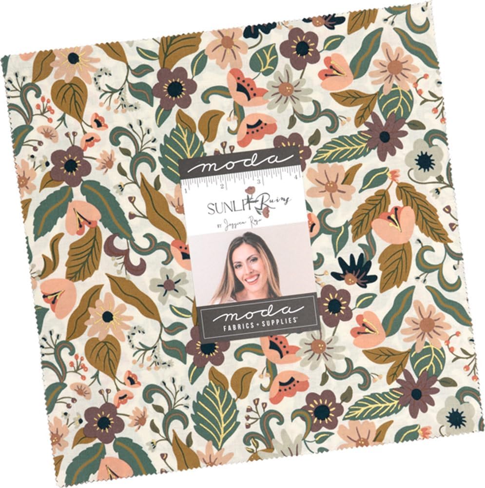 Jessica Rose Sunlit Ruins Layer Cake 42 10-inch Squares Moda Fabrics 38160LC