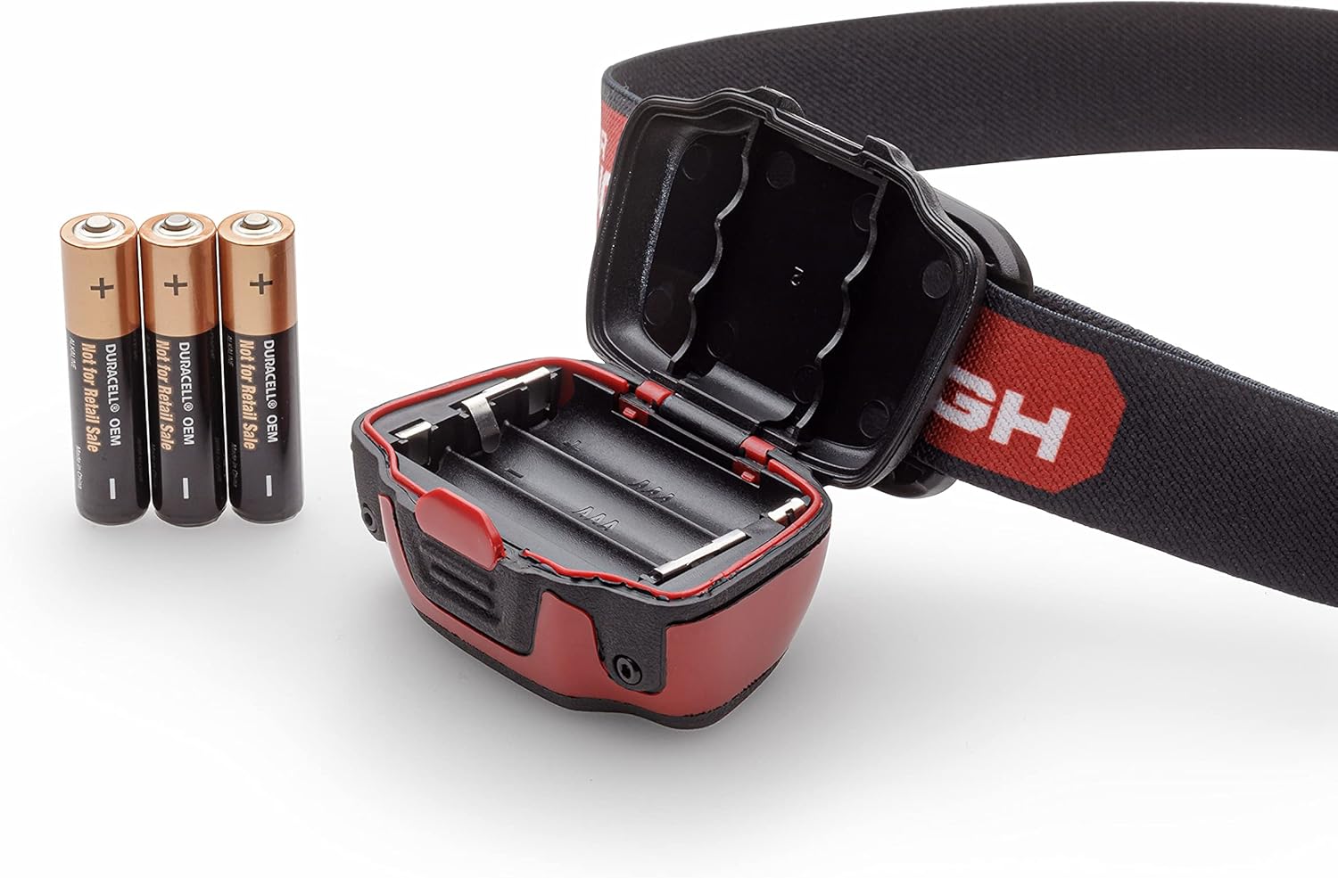 Hyper Tough 150-Lumen LED HEADLAMP 2 Modes,HIGH-Low,IPX4 Water Resistance,3-AAA Batteries,Head Strap,20885