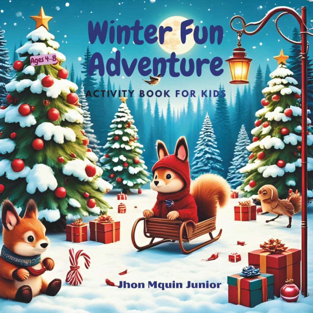 Winter Fun Adventure: Activity Book for Kids