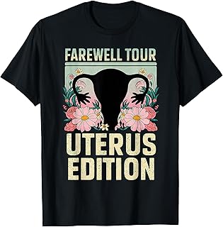 Farewell Tour Uterus Edition Hysterectomy Recovery Retro T-Shirt