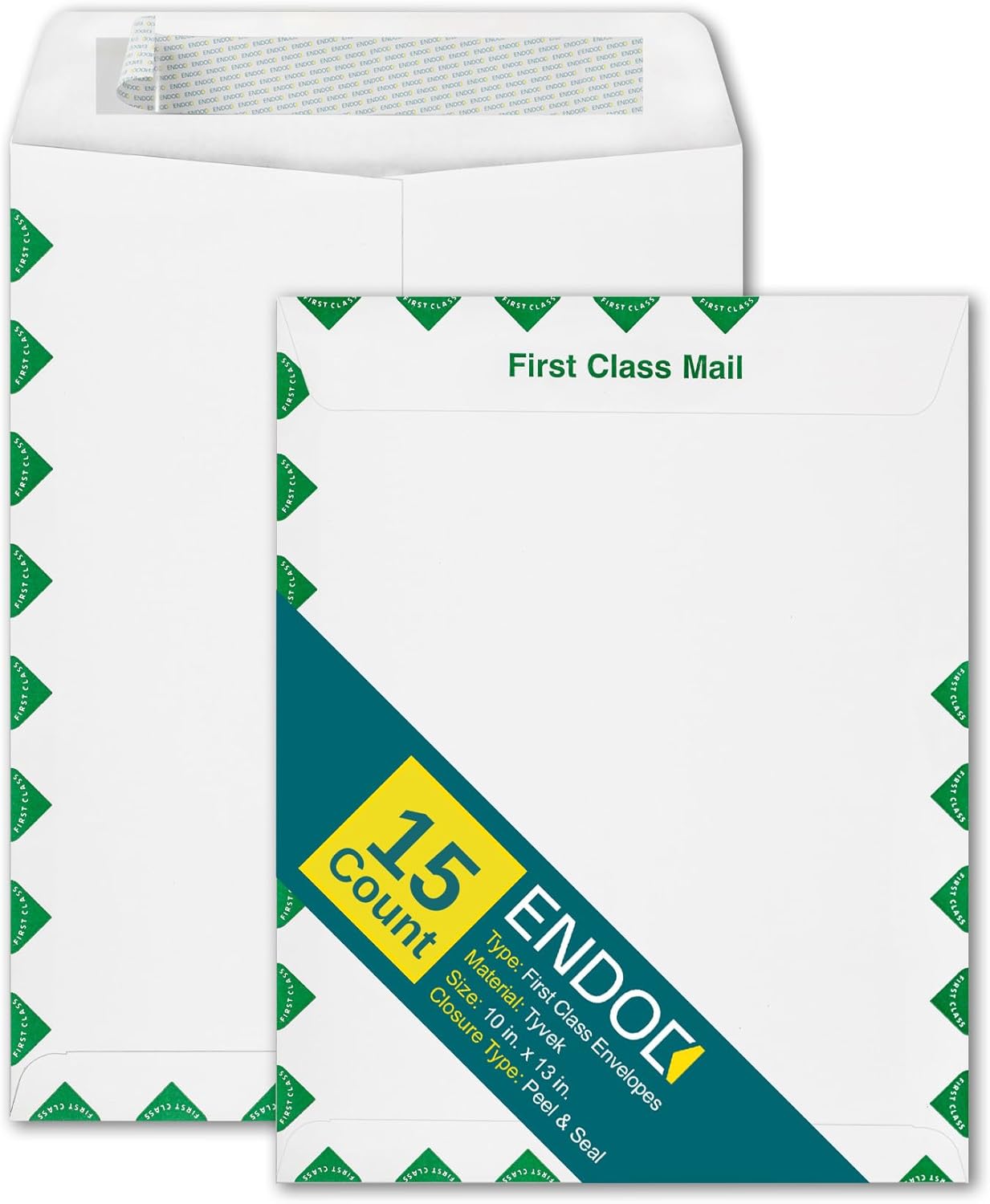 Tyvek First Class Mailing Envelopes 10x13, Tear & Moisture