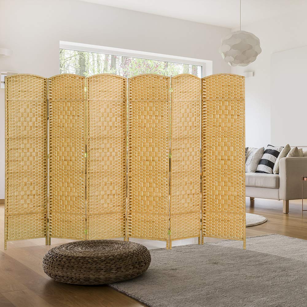 JOSTYLE Room Divider 6ft. Tall Extra Wide Extra Wide Privacy Screen