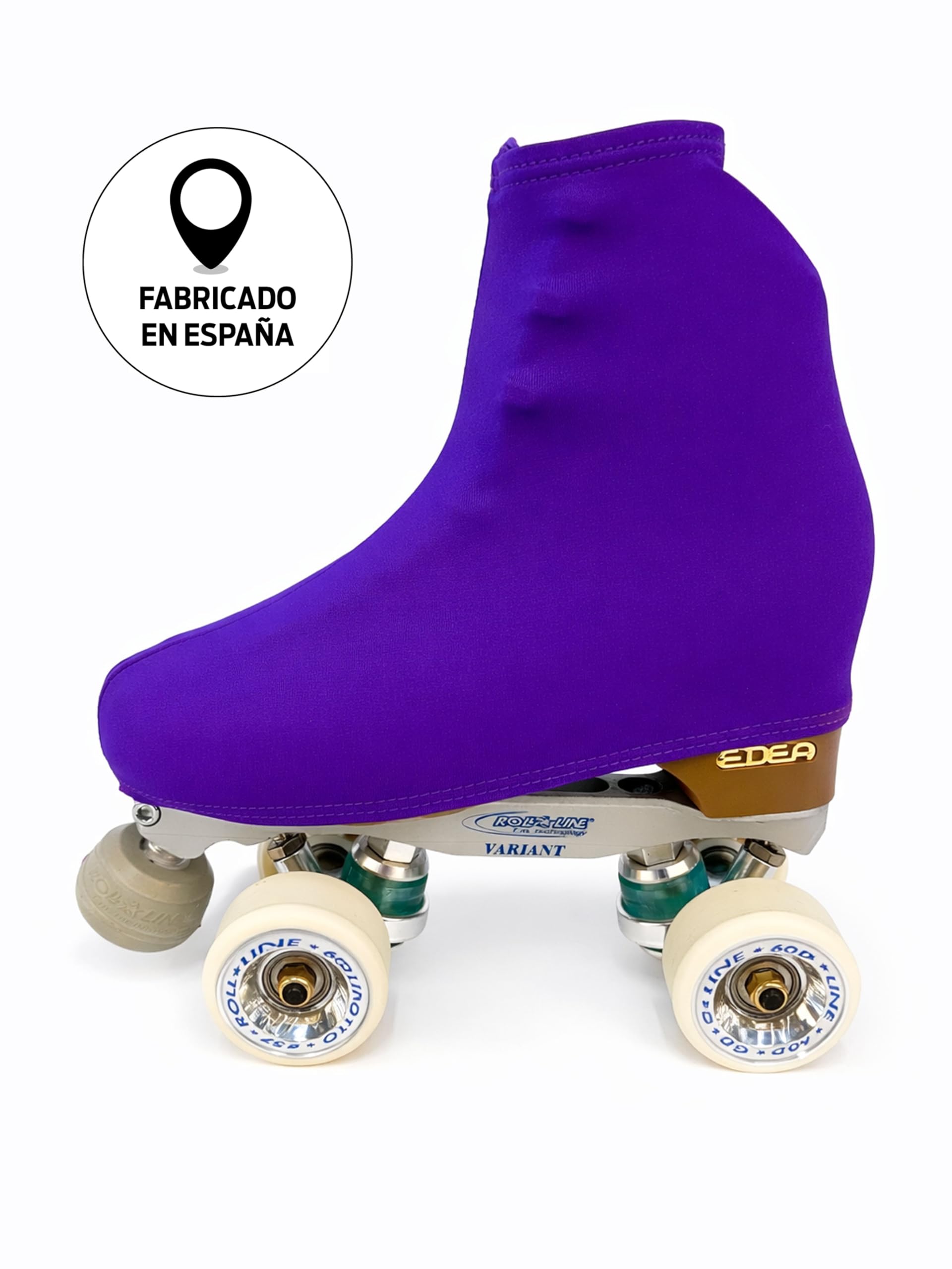 CRLSPORT Cubre patín para niña y mujer, Funda PatinSkate 180 Densidad Talla Universal Lila Oscuro