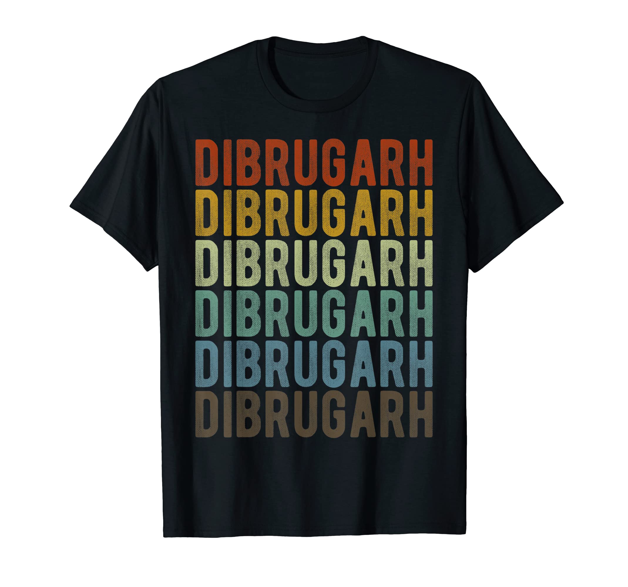 Dibrugarh City India Retro T-Shirt