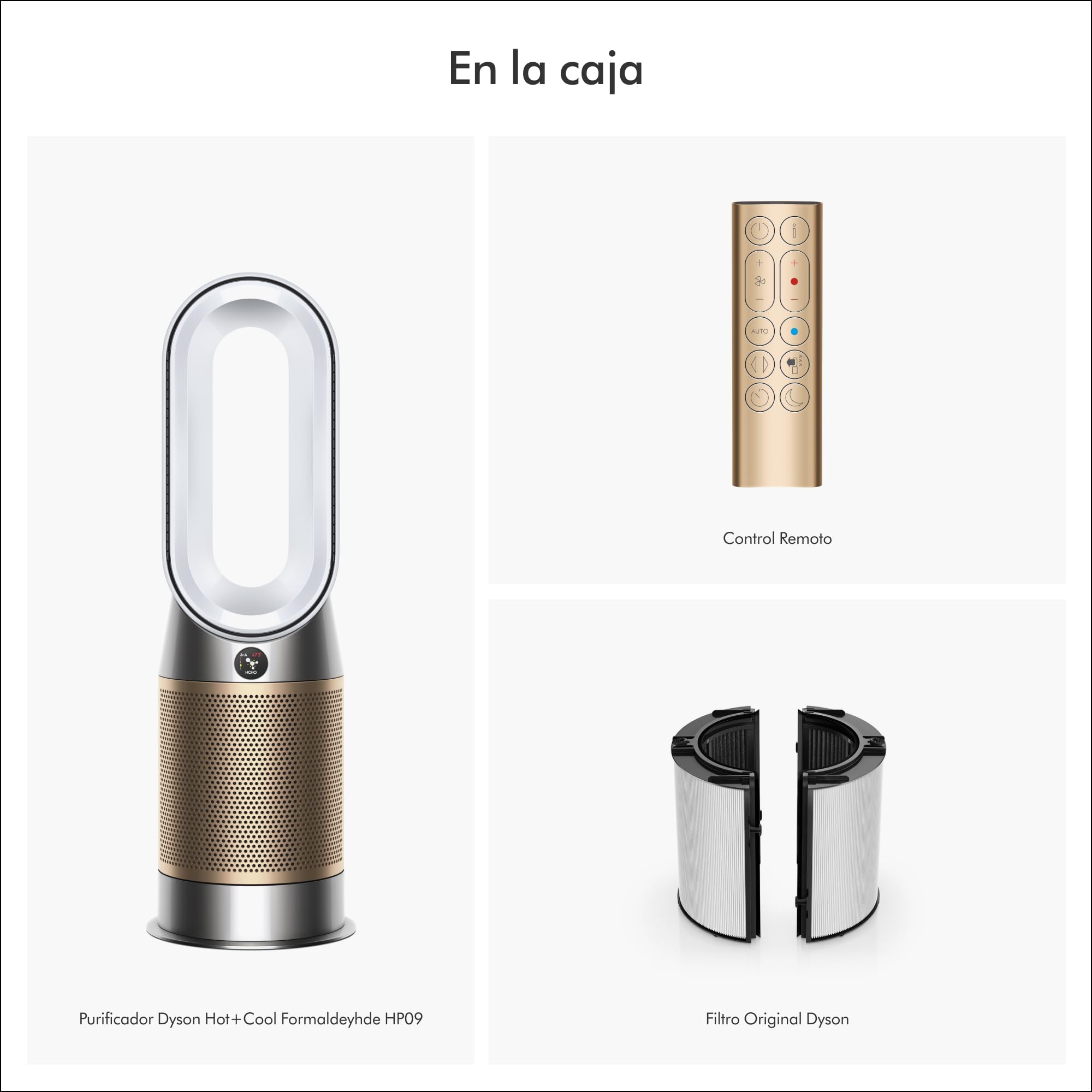 Dyson, Purificateur Hot+Cool Formaldéhyde HP09, chauffage +