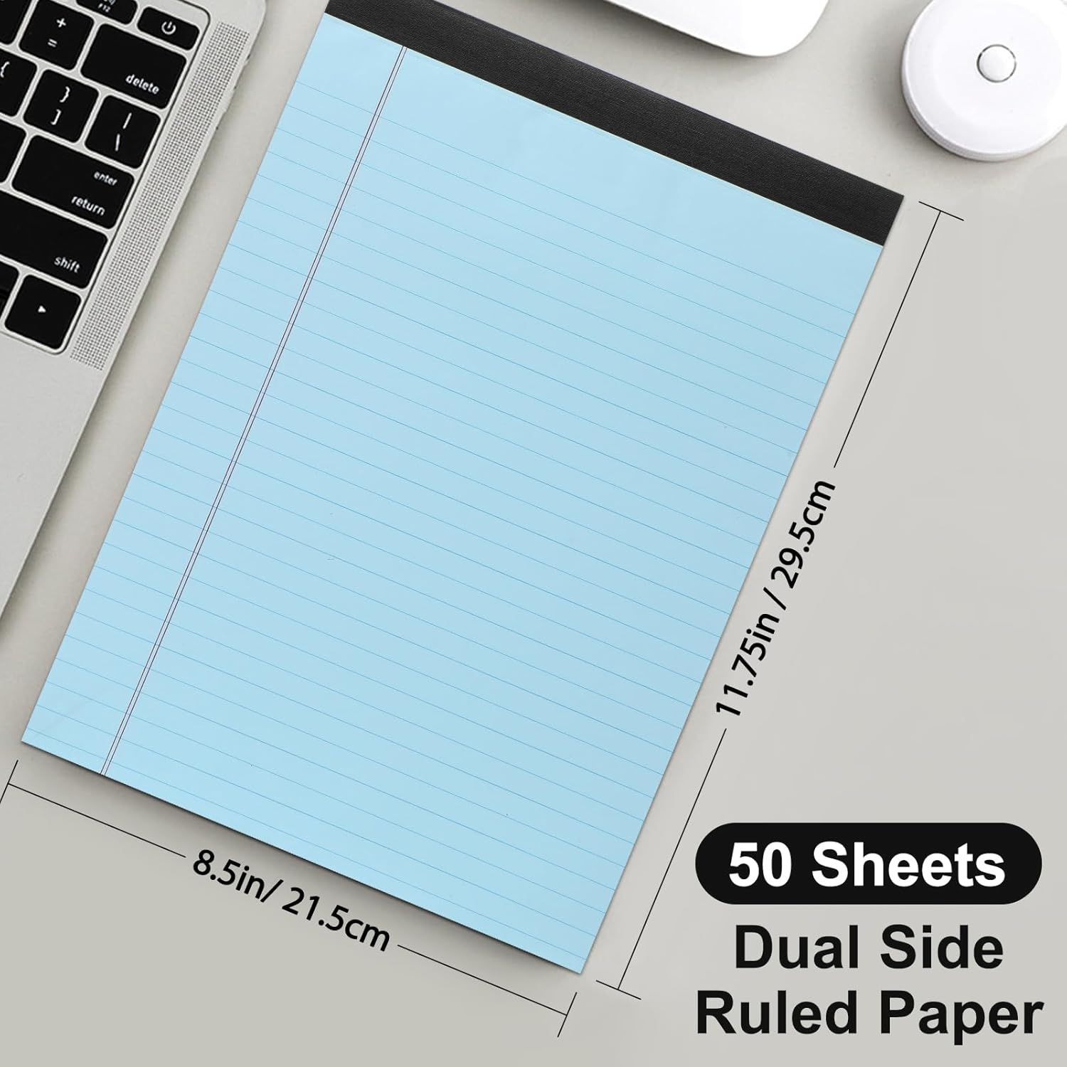 Toplive Colored Legal Pads 8.5 x 11 inch, 4 Pack Colored Writing Notepads College Ruled, Colorful Legal Note Pads Tearable Notebook Line Paper for Office School College, 50 Sheets/Pack 3 71kjuCCbqeL. SL1500