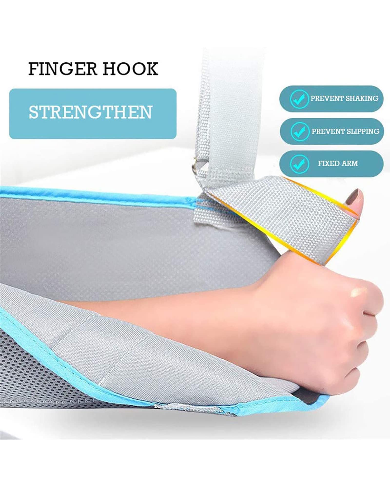 Cabestrillo para Brazo para niños con Soporte para el Pulgar Inmovilizador de Hombro de Malla Transpirable Correa Ajustable para la muñeca y el Codo para la recuperación de Lesiones, S (L)