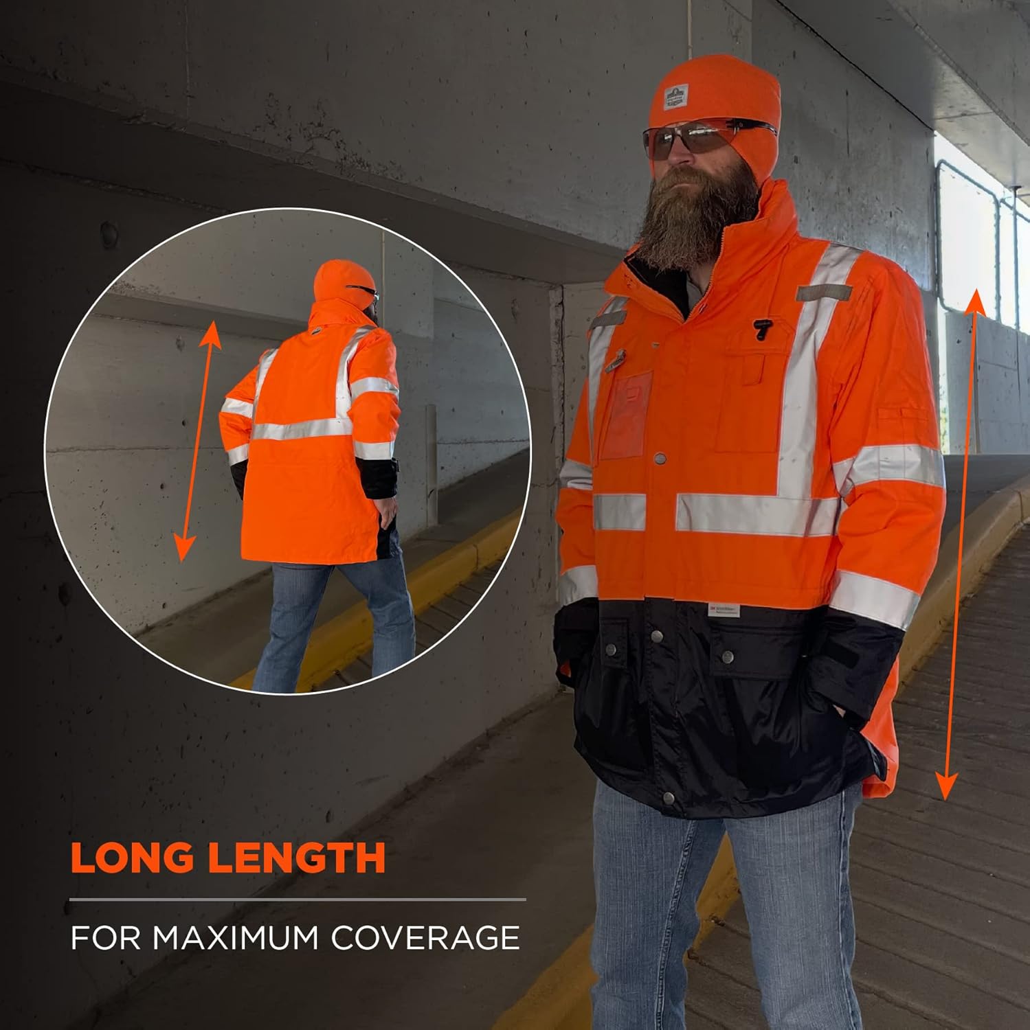 Ergodyne 8386 Type R Class 3 Outer Shell Jacket