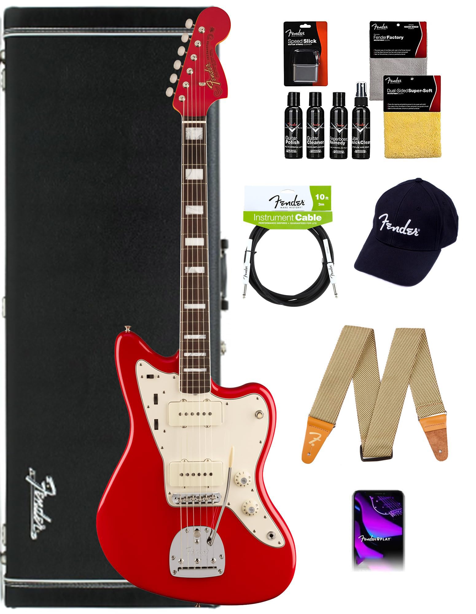 Amazon.com: Fender American Vintage II 1966 Jazzmaster - Dakota