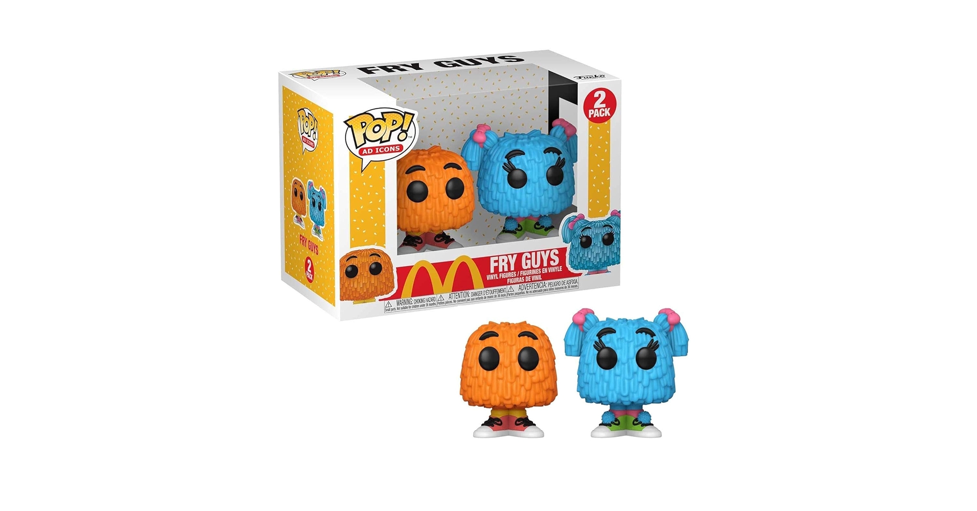 Amazon.com: Funko Pop! Ad Icons: McDonald's - 2 Pack Fry Guy
