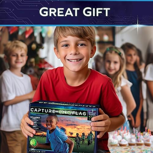 Miniatura 5 de Brilla en la oscuridad Captura la bandera - Set de iniciación  A partir de 8 años  Juegos al aire libre para niños de 8 a 12 años  Juguetes para