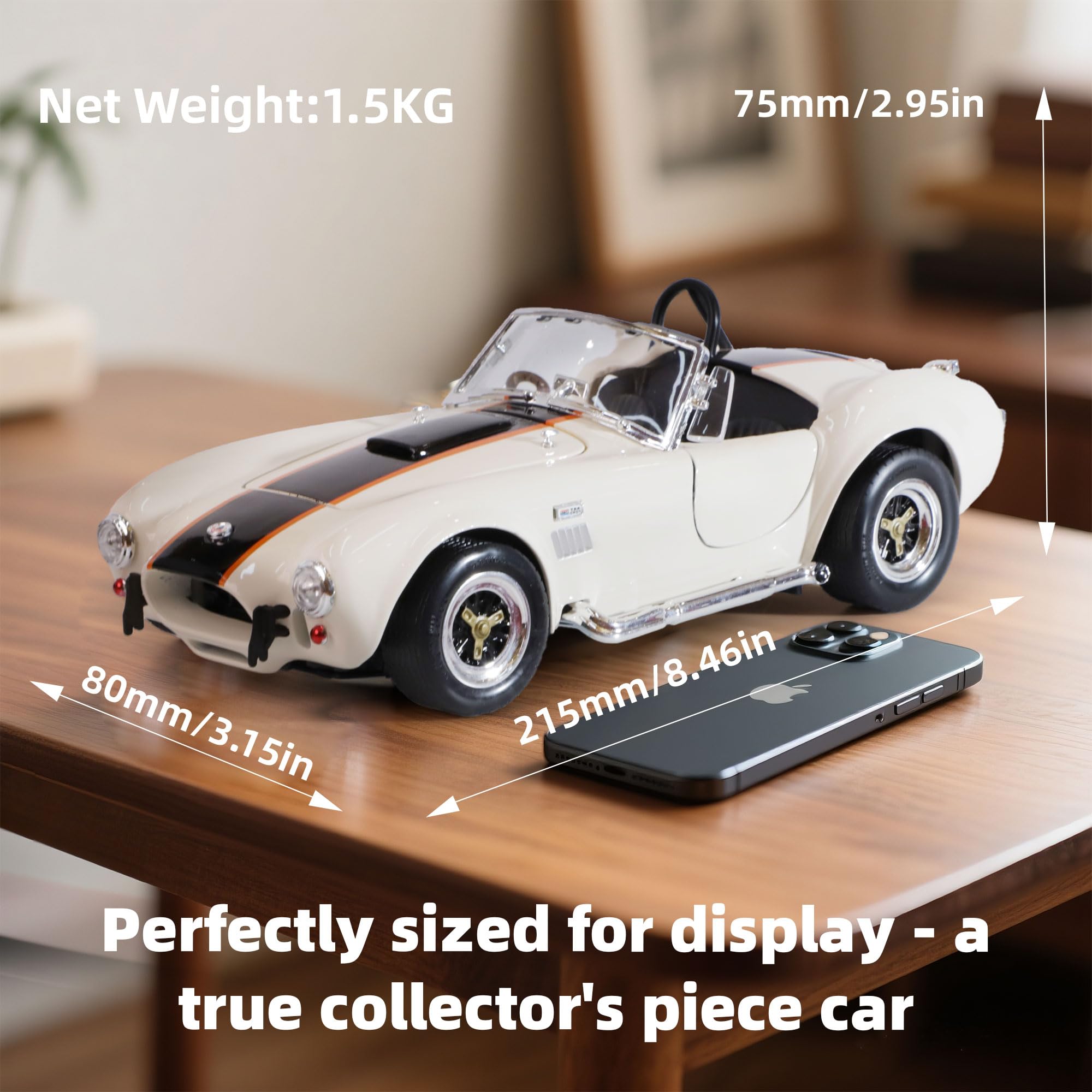 Amazon.com: LUCKY DIE CAST 1964 Shelby Cobra 427S/C 1:18 Scale