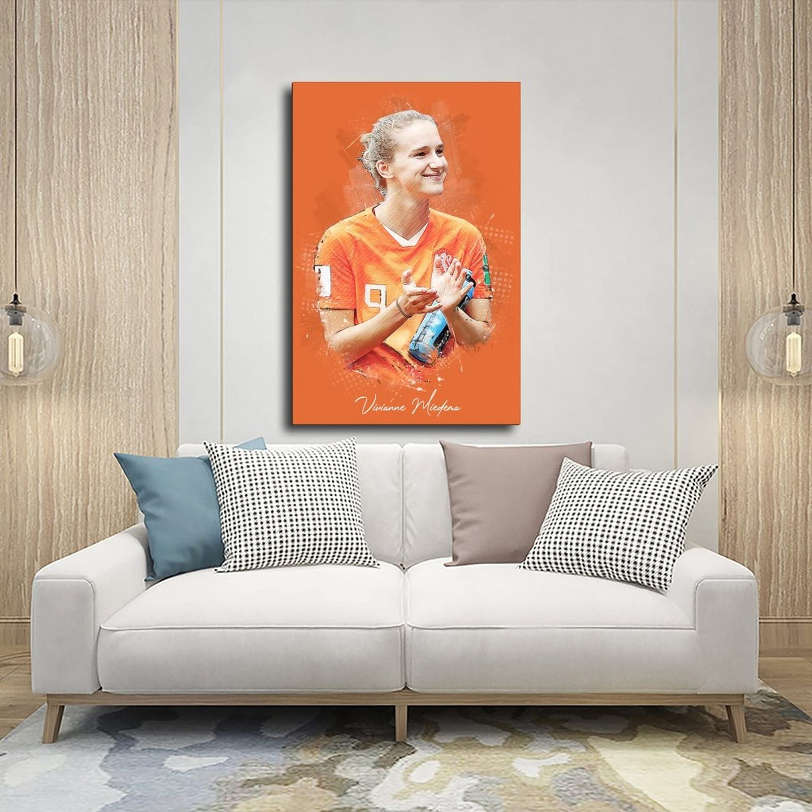 EYEZER Poster Su Tela Vivianne Miedema 20x30 Cm - Decorazione Murale Per Casa, Soggiorno, Camera Da Letto - Personalizzabile