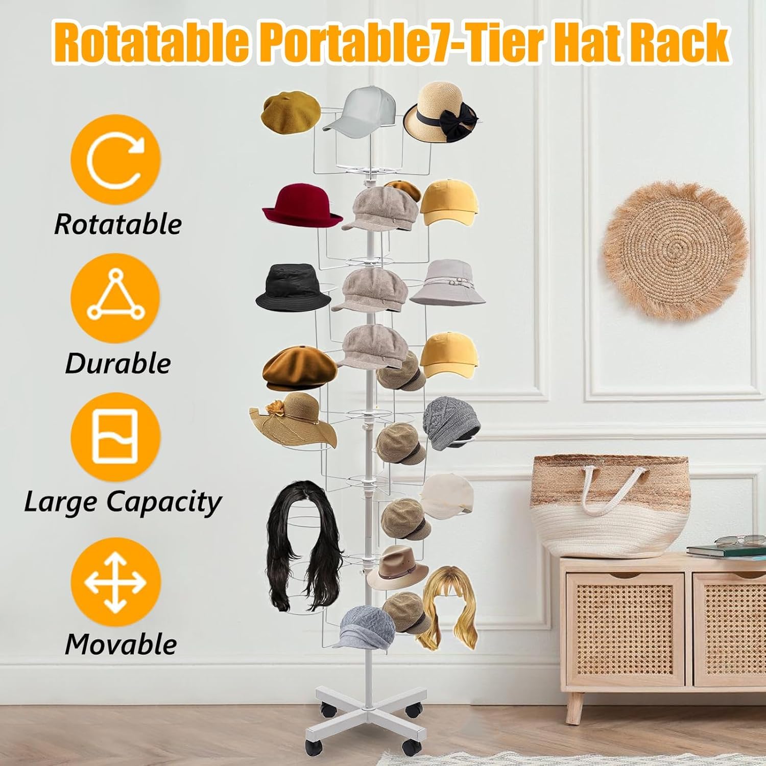 Flexible Adjustable W Rack,Multifunction Wall Mount Display Stand,Multipurpose Holder Hooks,Universal Organizer Storage Clips,Wall Hanger for Skateboard,Headset,Sword, Hat,Helmet,Coat,etc - 2 Pack