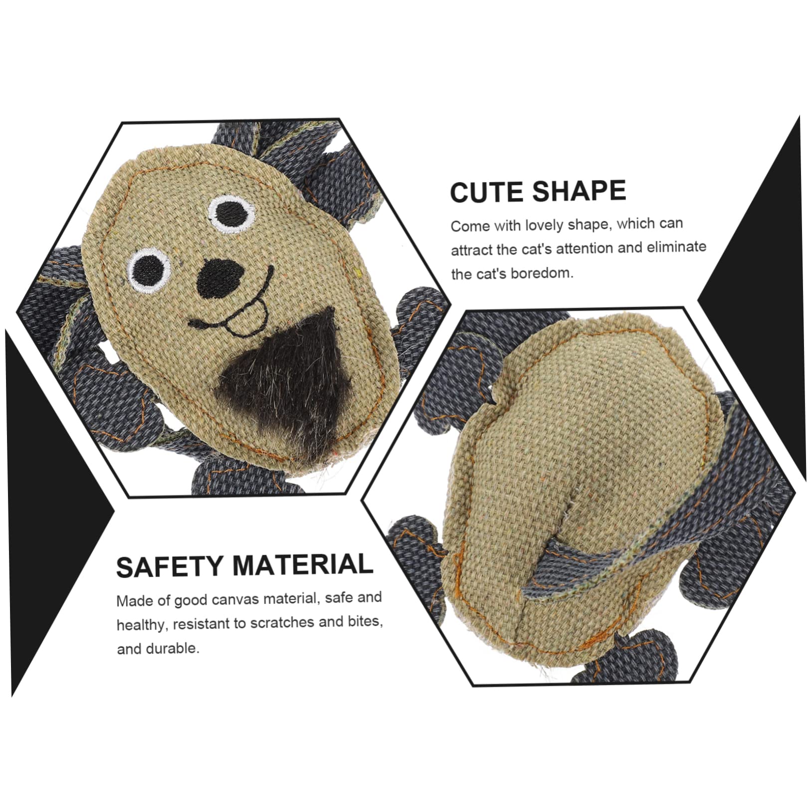Mipcase 15stücke Katzen Spielzeuge Mit Lustigen Mause-Designs Interaktive Bissfeste Katzenspielzeuge Für Aktive Und Glückliche Katzen Für Spielen Und Kauen