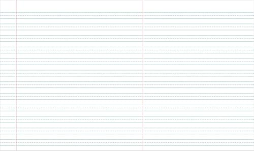 Miniatura 10 de iScholar Libro de composición primaria de grado 1, 7.5 x 9.75 pulgadas, 80 hojas, regla de salto de línea, mármol verde (10028)