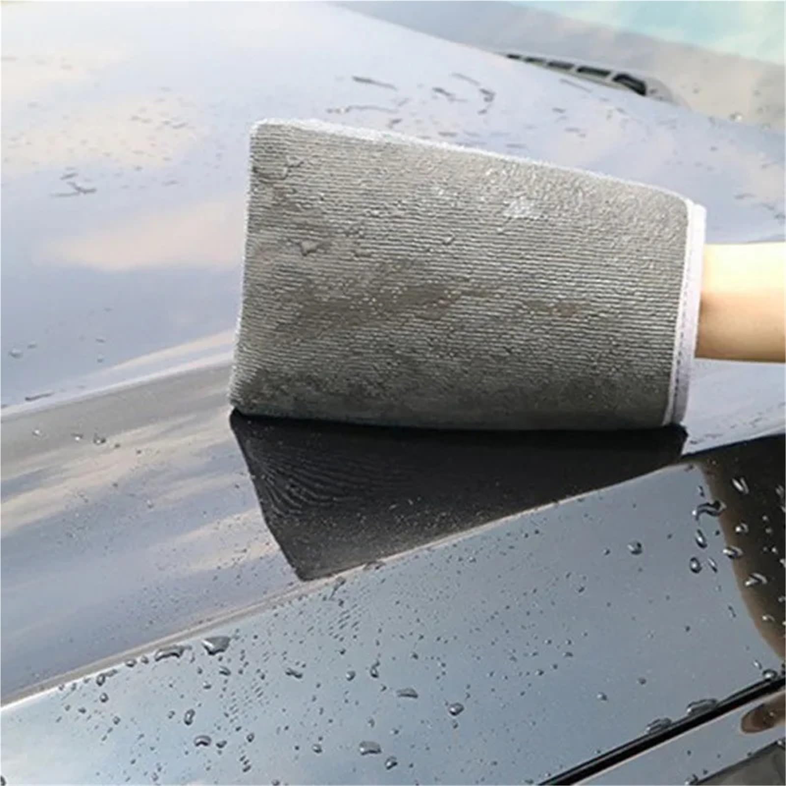 Guanti for Lavaggio Auto Con Barra Di Argilla Da 2 Pezzi | Strumenti Auto Care Asciugamano Dettagli auto Panno pulito Polacco Argilla Bar Mitt