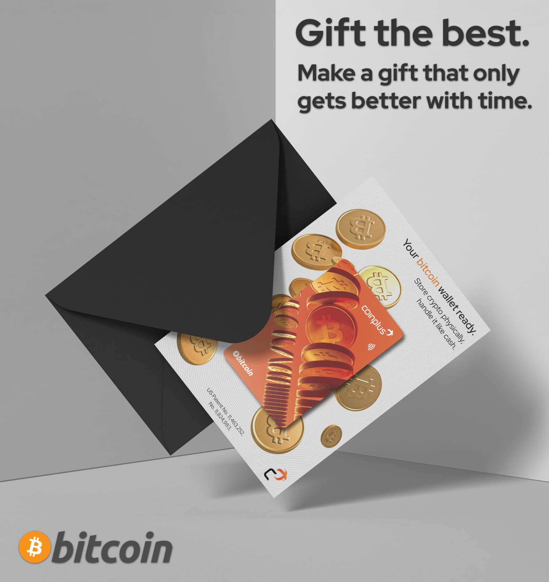 Amazon.com: Coinplus Crypto Card - Easiest Crypto Card Wallet - Cold  Bitcoin Storage (Pack of 2 Black and Orange) : Electronics