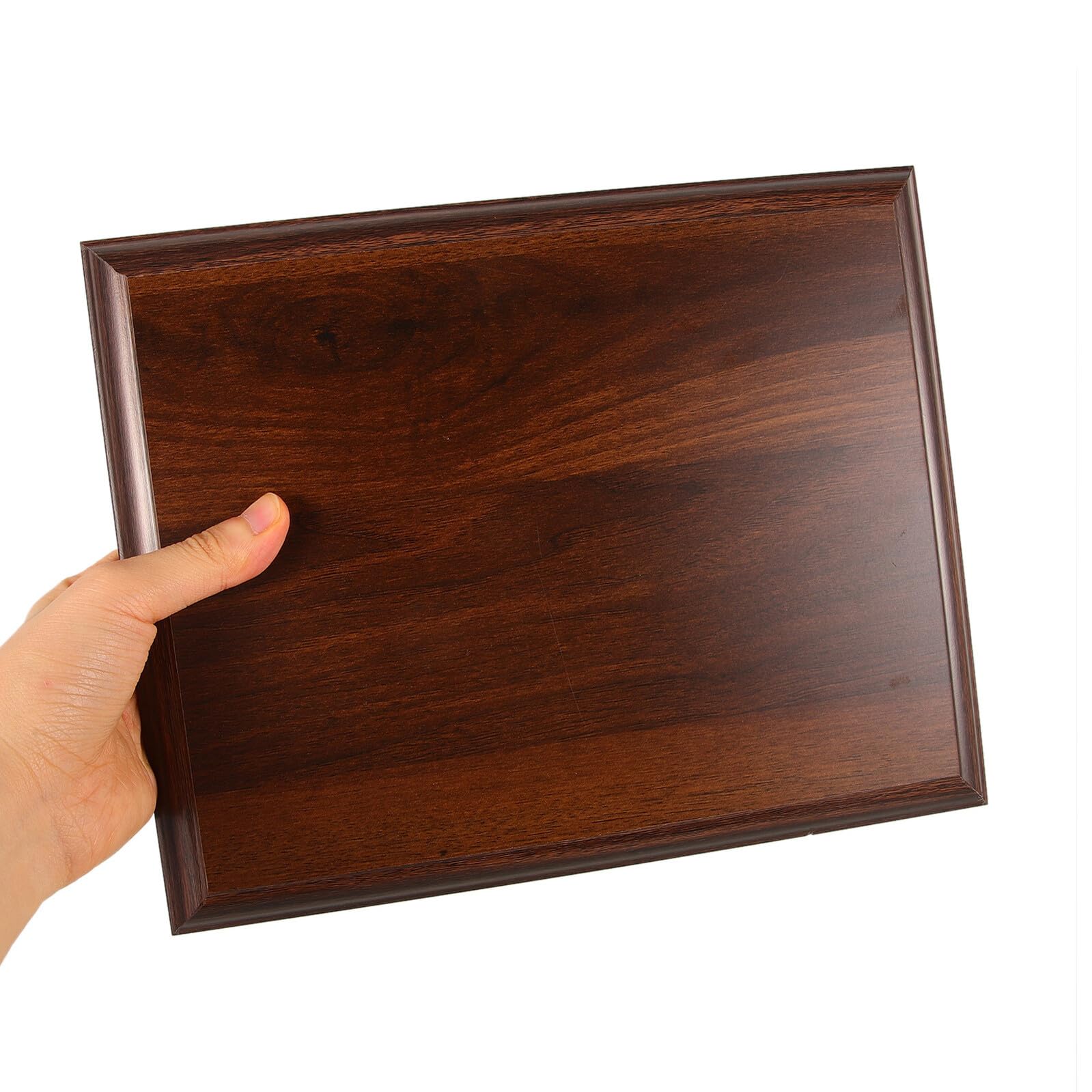 2 Piezas Placas de Madera para Trofeos de Tableros sin Terminar Borde Biselado Soporte para Medallas para Deportes Proyectos Escolares y Reconocimientos DIY