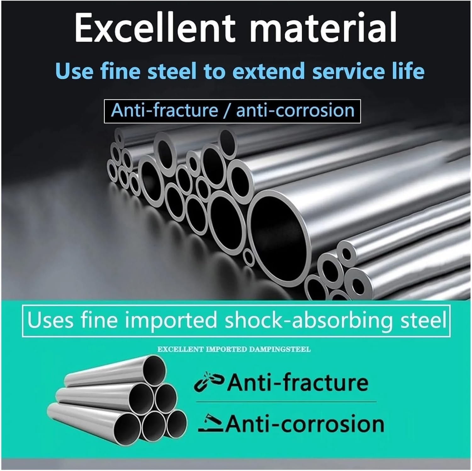 Rear Shocks Bike Suspension Coil Spring, Rear Shock Absorber, 125mm, 150mm, 165mm, 190mm Estable(150mm 650 Lbs)