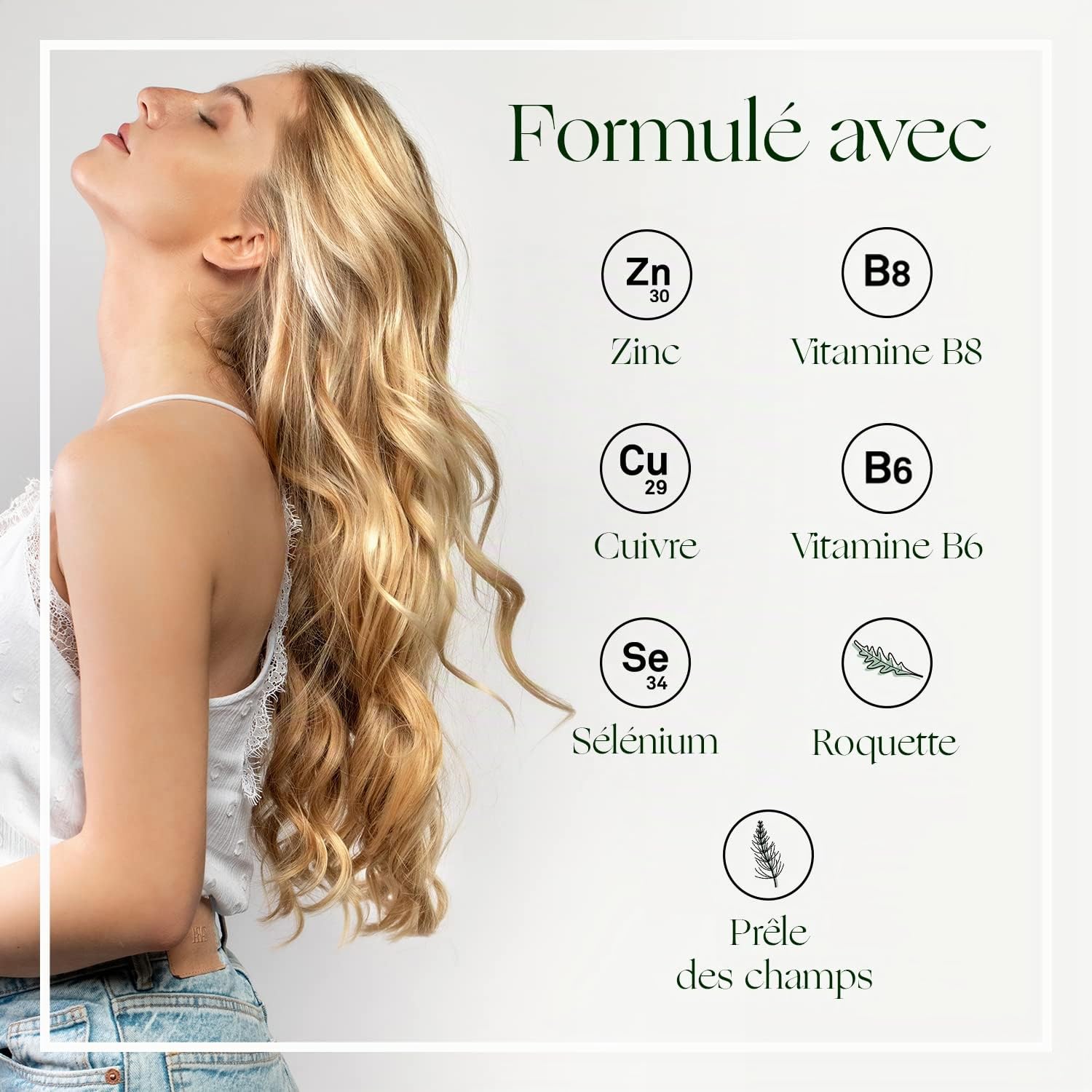 Luxéol – Biotine 1000 μg – Favorise la Pousse des Cheveux – Made in France – Complément Alimentaire – 90 Gélules – 28,6 g & Pousse Croissance & Fortification - Programme Cheveux 3 Mois - 30 Gélules