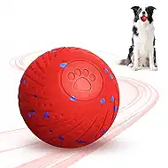 Interactive Dog Ball, Smart Interactive Dog Toys for Medium and Large Dogs, Automatic Moving, Bouncing, and Rotating Pet Balls with E-TPU Material, IP54 Waterproof Dog Toy to Keep Them Busy