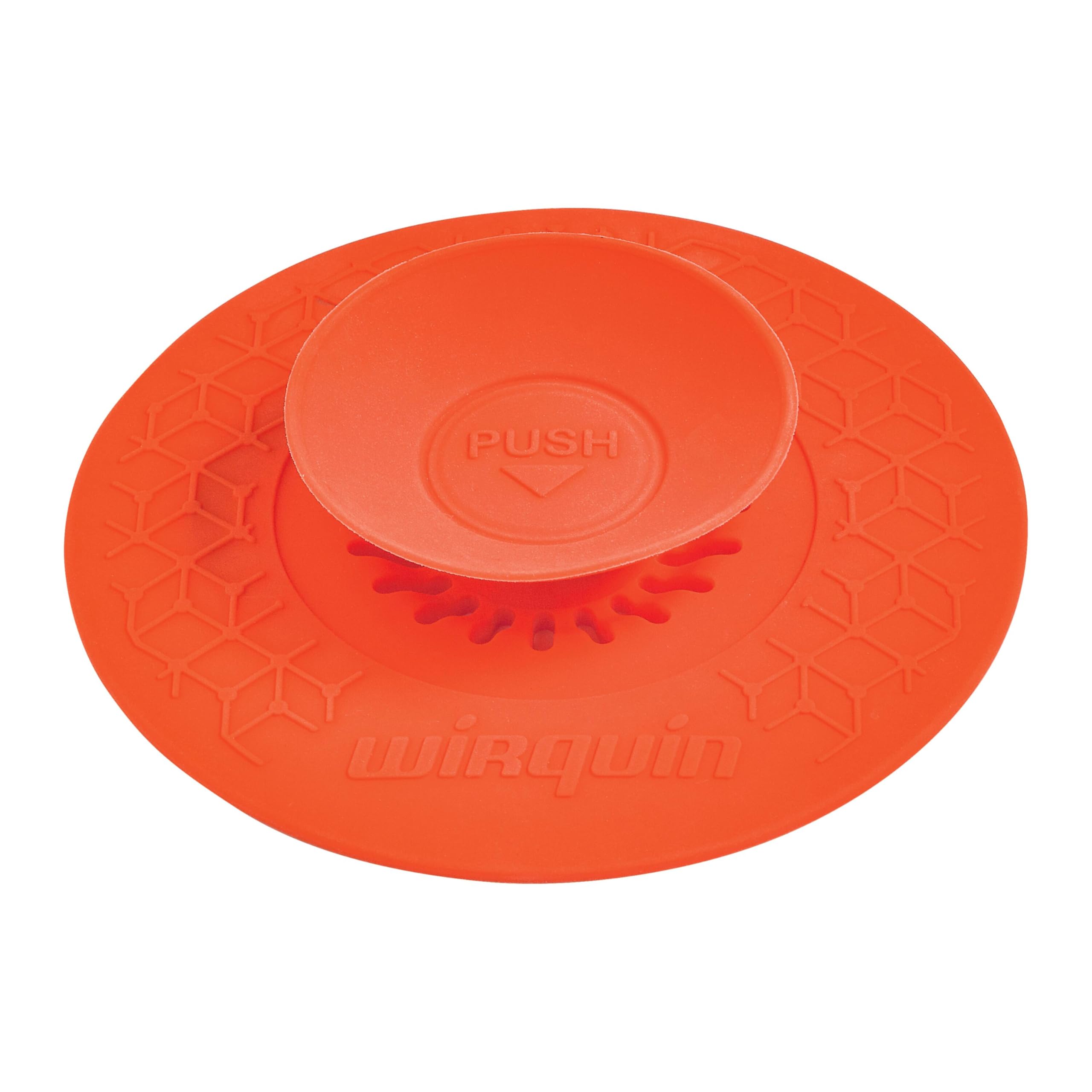 Wirquin Uppy 30722335 Universal Plug and Filter Suitable for Sink, Washbasin, Bathtub, Red