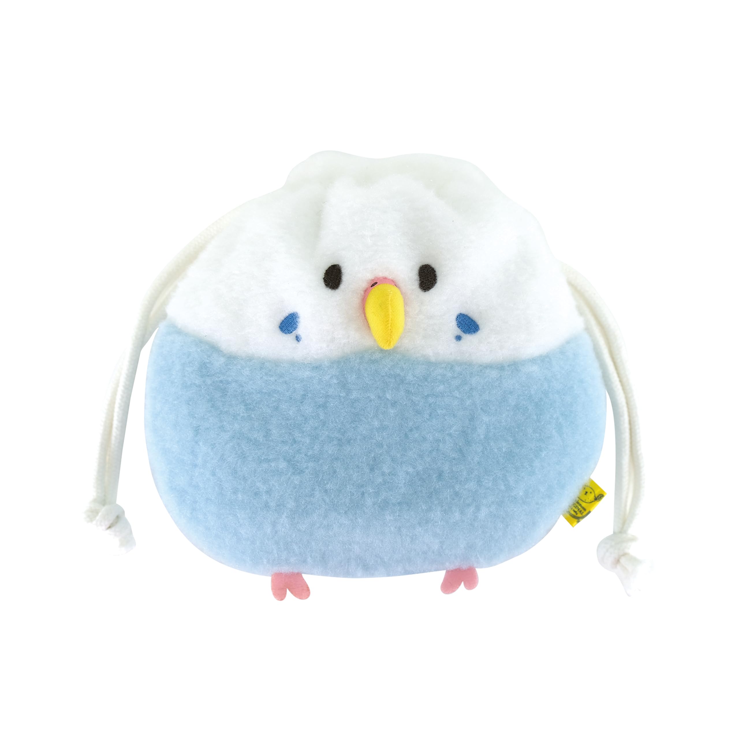 Sun Lemon Powabiyori Parakeet Blue 7.9 x 0.8 x 7.9 in (20 x 2 x 20 cm) Drawstring Pouch Animal P-9262 : Industrial & Scientific