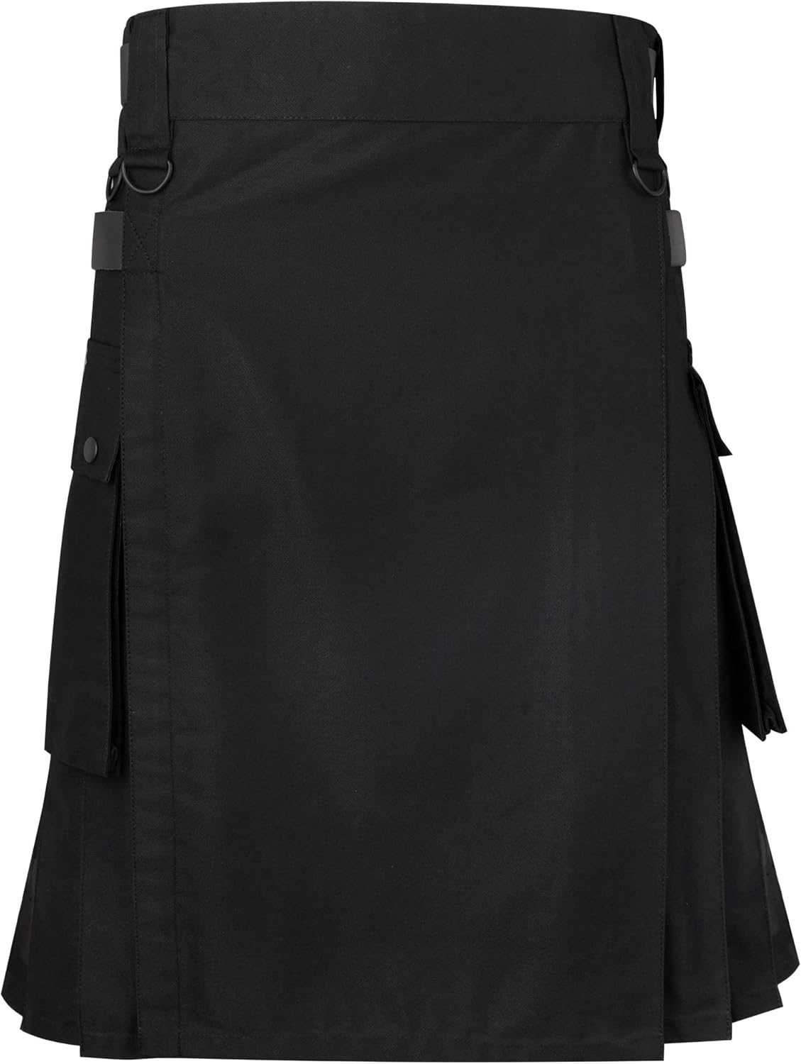 Men's Black Kilt Utility Scottish Cotton Kilts
