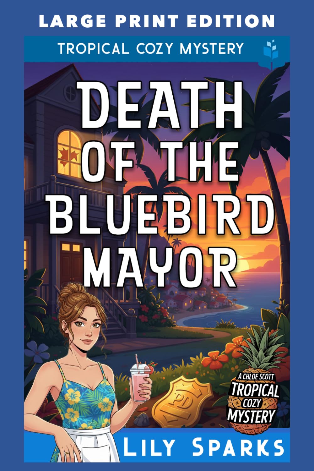 Death of The Bluebird Mayor: LARGE PRINT EDITION (A Chloe Scott Tropical Cozy Mystery LARGE PRINT)