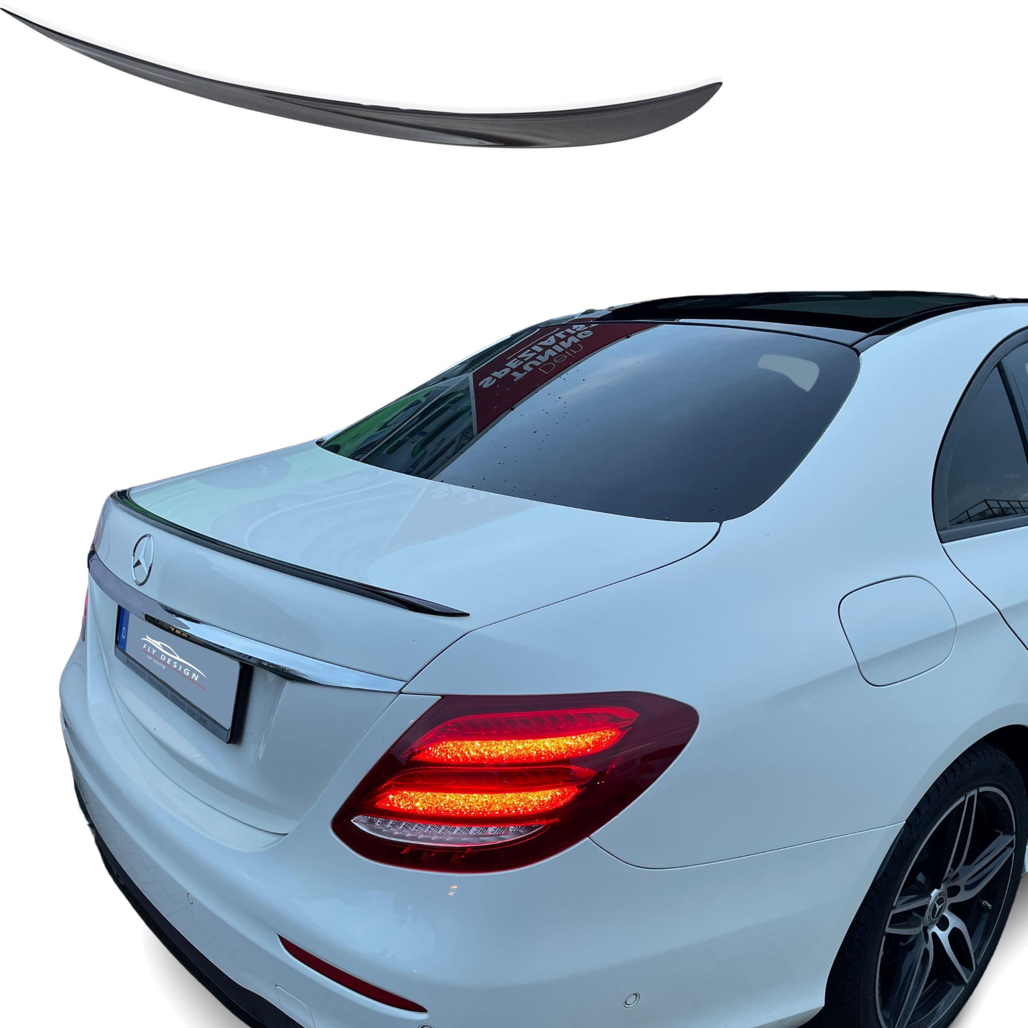 Alerón trasero para Mercedes Clase E W213, color negro brillante