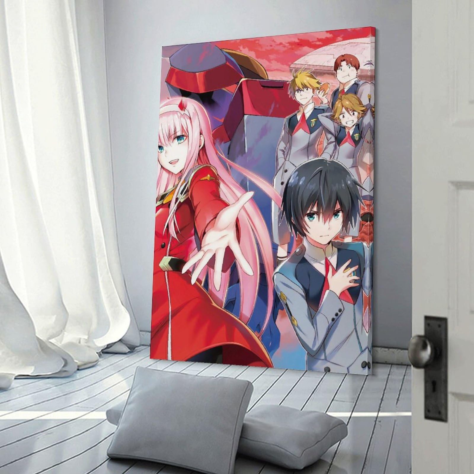 絵画 85cm x 73 cm Amazon.co.jp: 絵画 ダリフラ ヒロ ゼロツー ポスター 装飾画