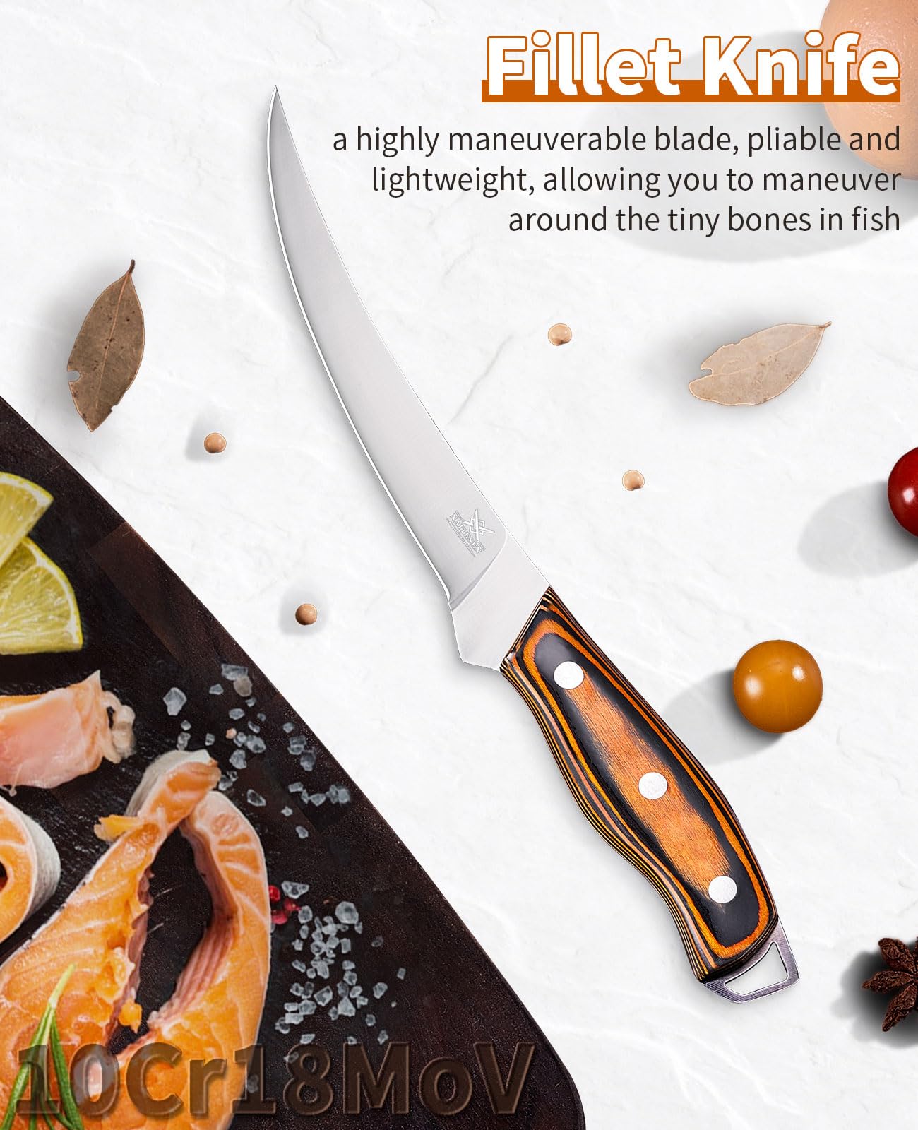 Boning & Fillet Knife Set - Gift Box Included -2 Boning & Fillet Knife Set - Gift Box Included -2