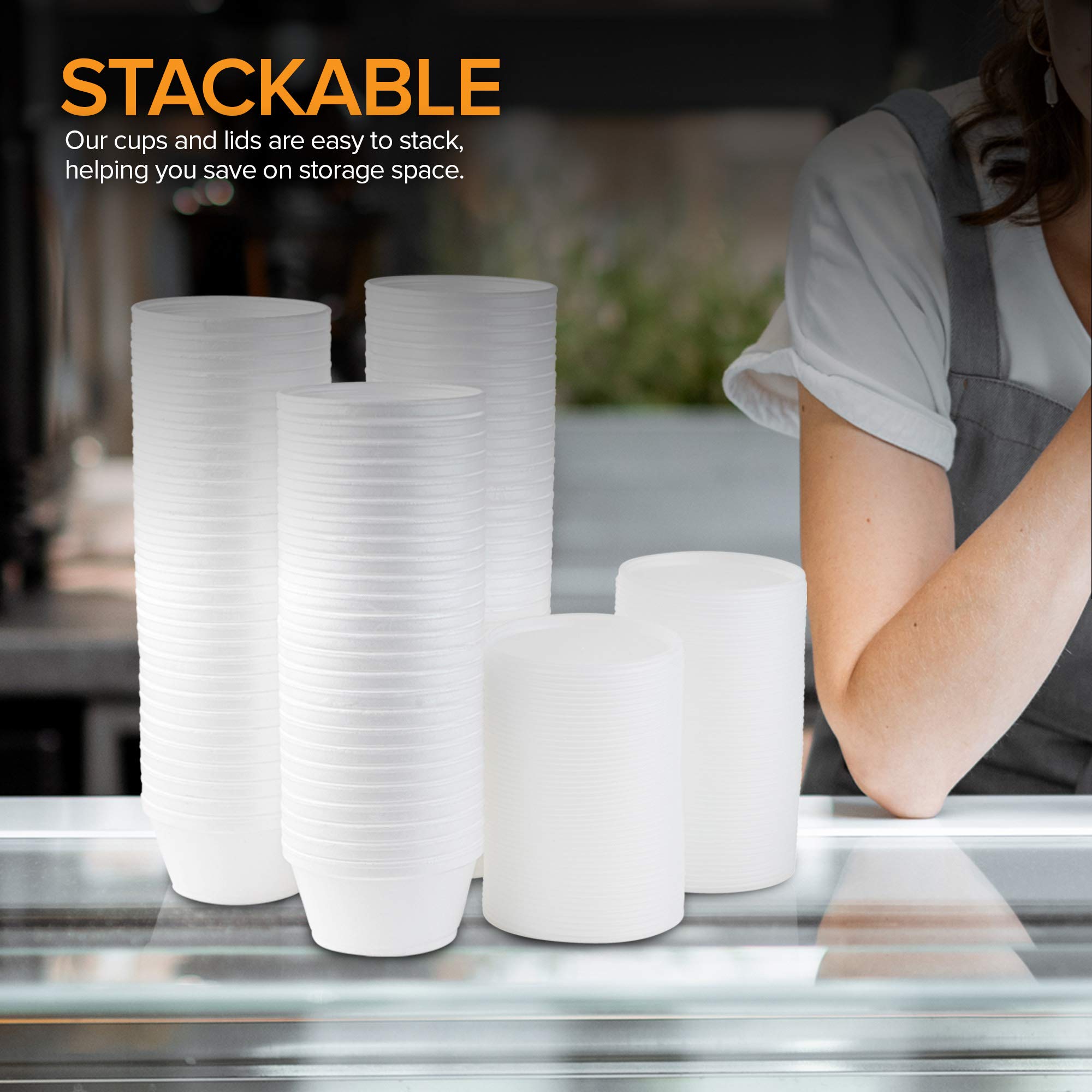 Buy Stock Your Home 8 Ounce Foam Bowls with Lids (50 Count) Styrofoam