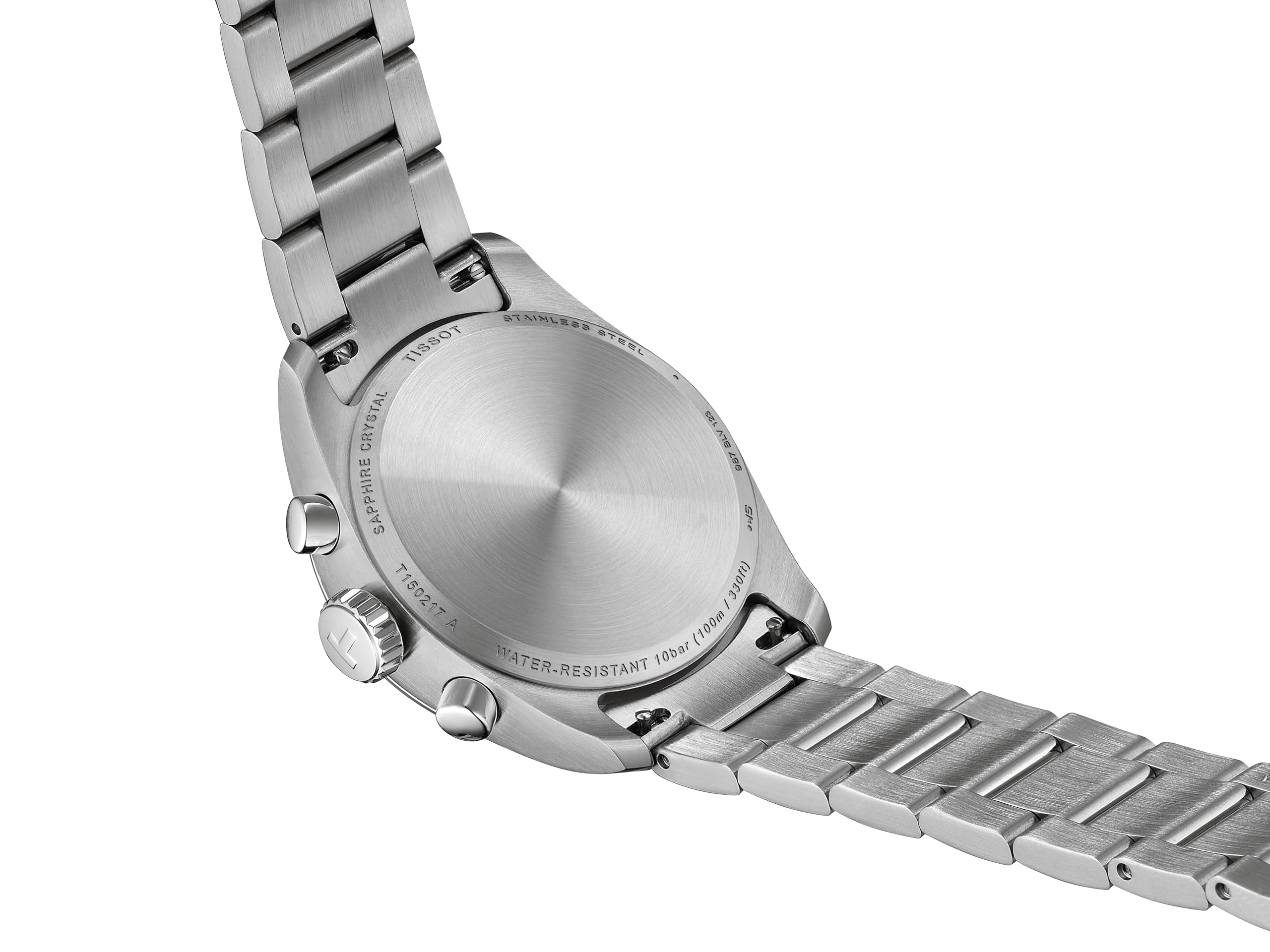 Tissot PR 100 - Reloj de cuarzo suizo para mujer, cronógrafo de 36 mm, caja de acero inoxidable, esfera azul MOP