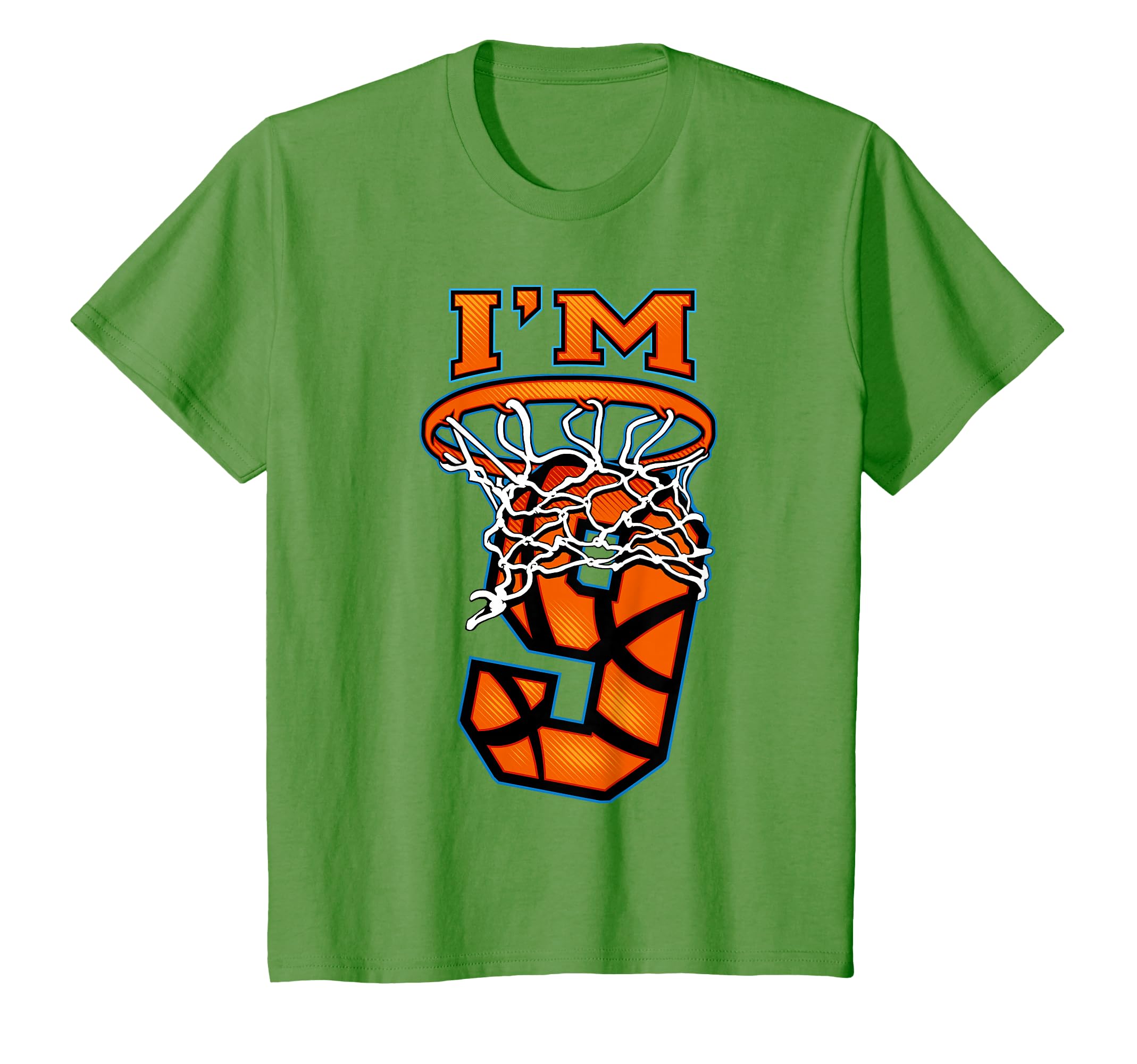 Basketball I'm 9 Boy Girl 9th Birthday Gift T-Shirt T-Shirt