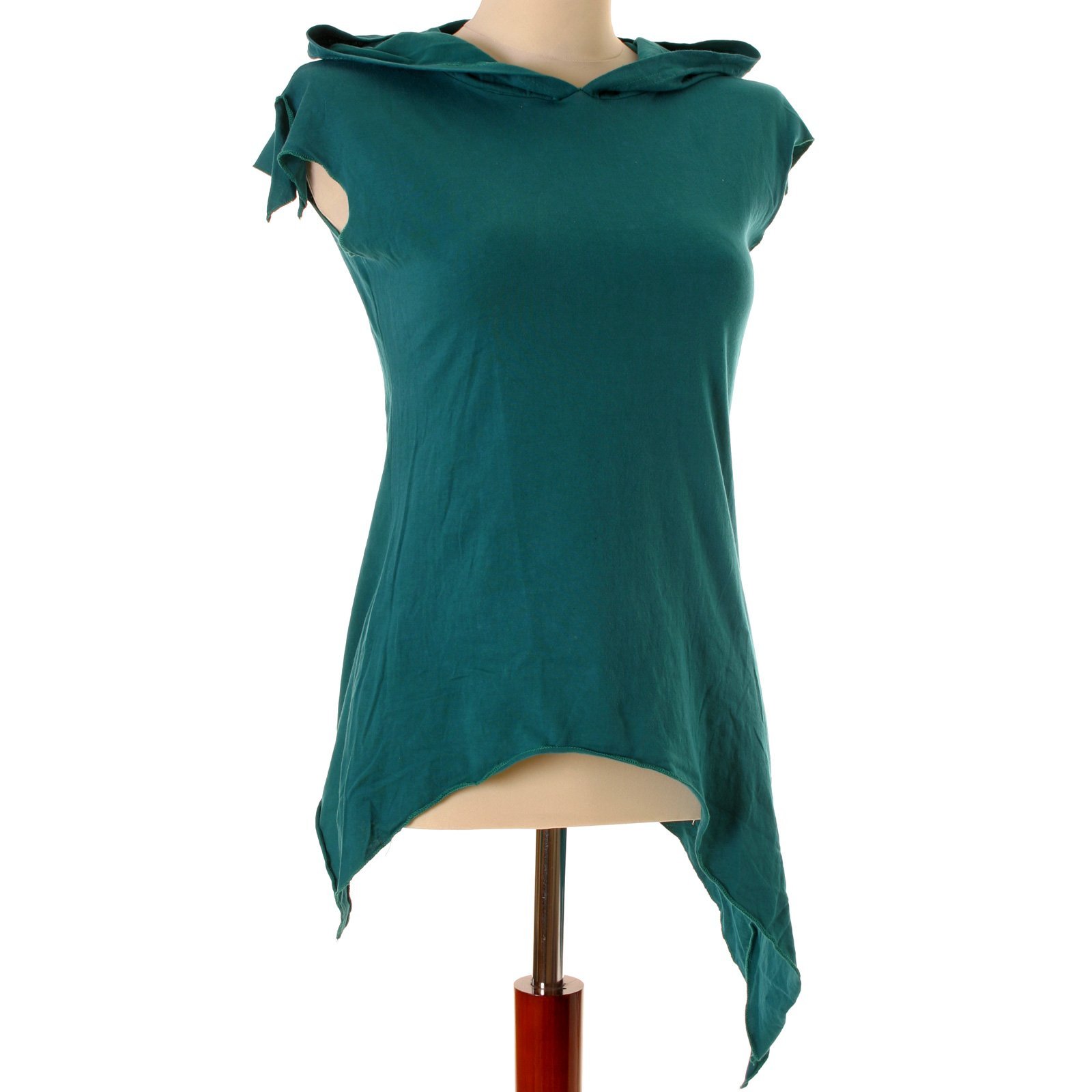 Vishes - Alternative Bekleidung - Zipfelshirt mit Zipfelkapuze aus Baumwolle