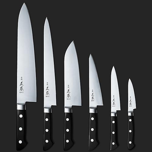 Miniatura 3 de MASAMOTO Sujihiki - Funda para cuchillo de rebanar de 10.5 pulgadas (10.630 in) para las series VG y AT, cuchillo japonés Saya con alfiler, cubierta