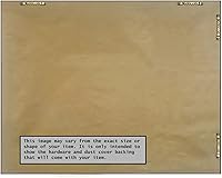 Vista 3 de Amanti Art Tablero de corcho natural para pared (43 x 27), tablón de anuncios con marco dorado florentino, tablero de corcho grande para oficina