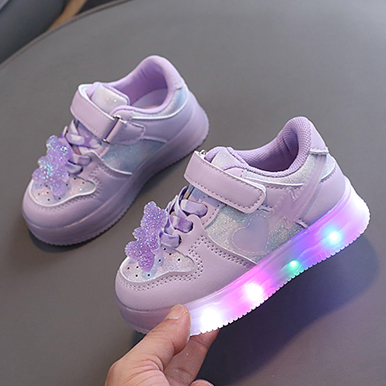 Zapatillas LED Niñas Calzado Deportivo Infantil Luces Duraderas Ligeras Cómodo