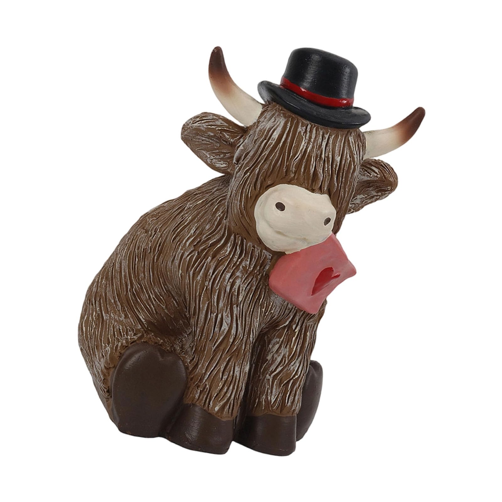 Sculpture de vache colorée réaliste en résine pour sublimer votre extérieur