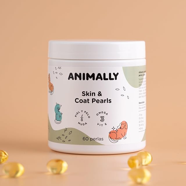 Foto 3 de 5 de Animally Skin & Coat Pearls 60 Perlas. Salud de la Piel y Pelo de Perros y Gatos