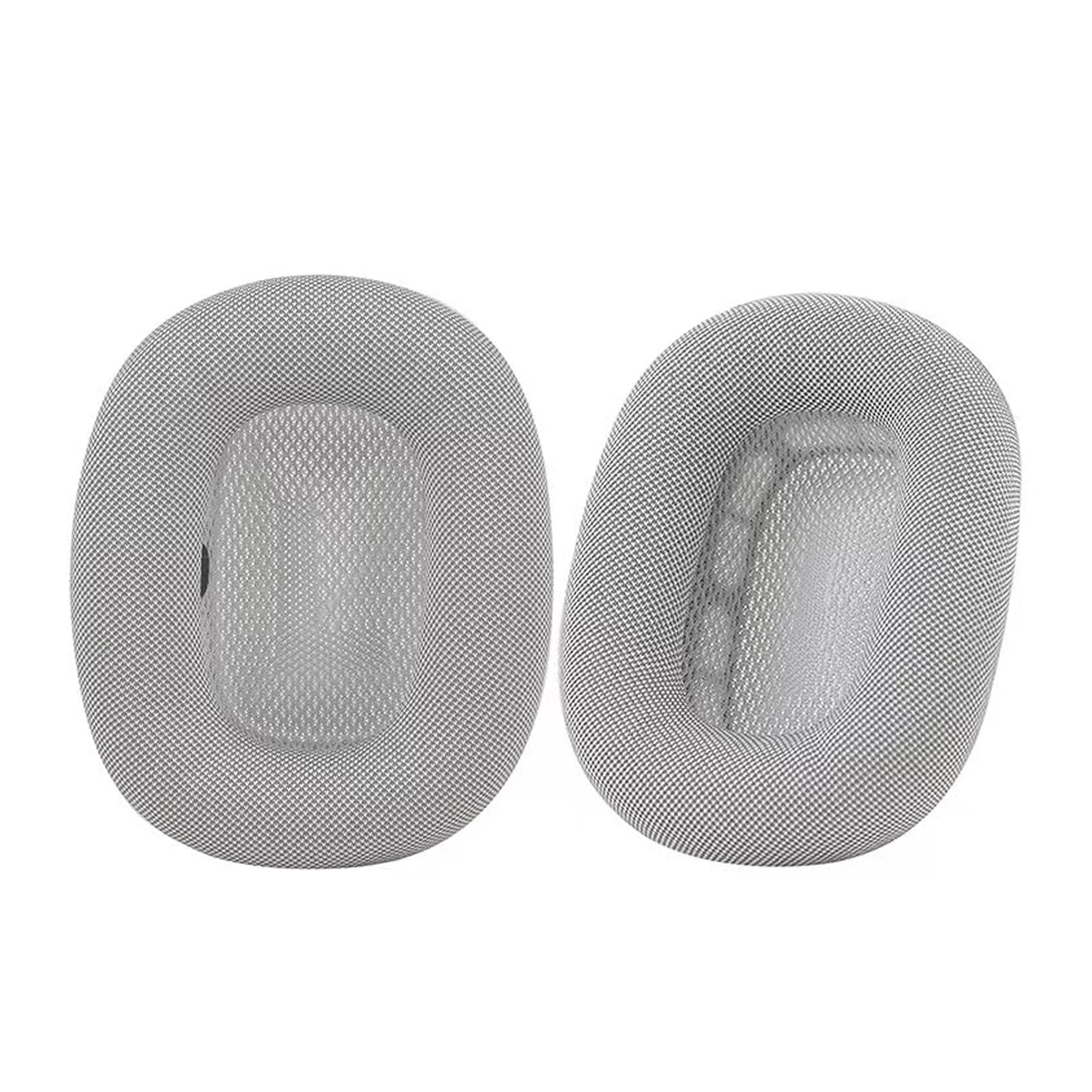 Ear Pads Cushions Replacement Mesh Fabric Ear Cushions Compatible with Apple AirPods Max Headphone Softer Protein Leather Earmuffs Noise Isolation, 2-