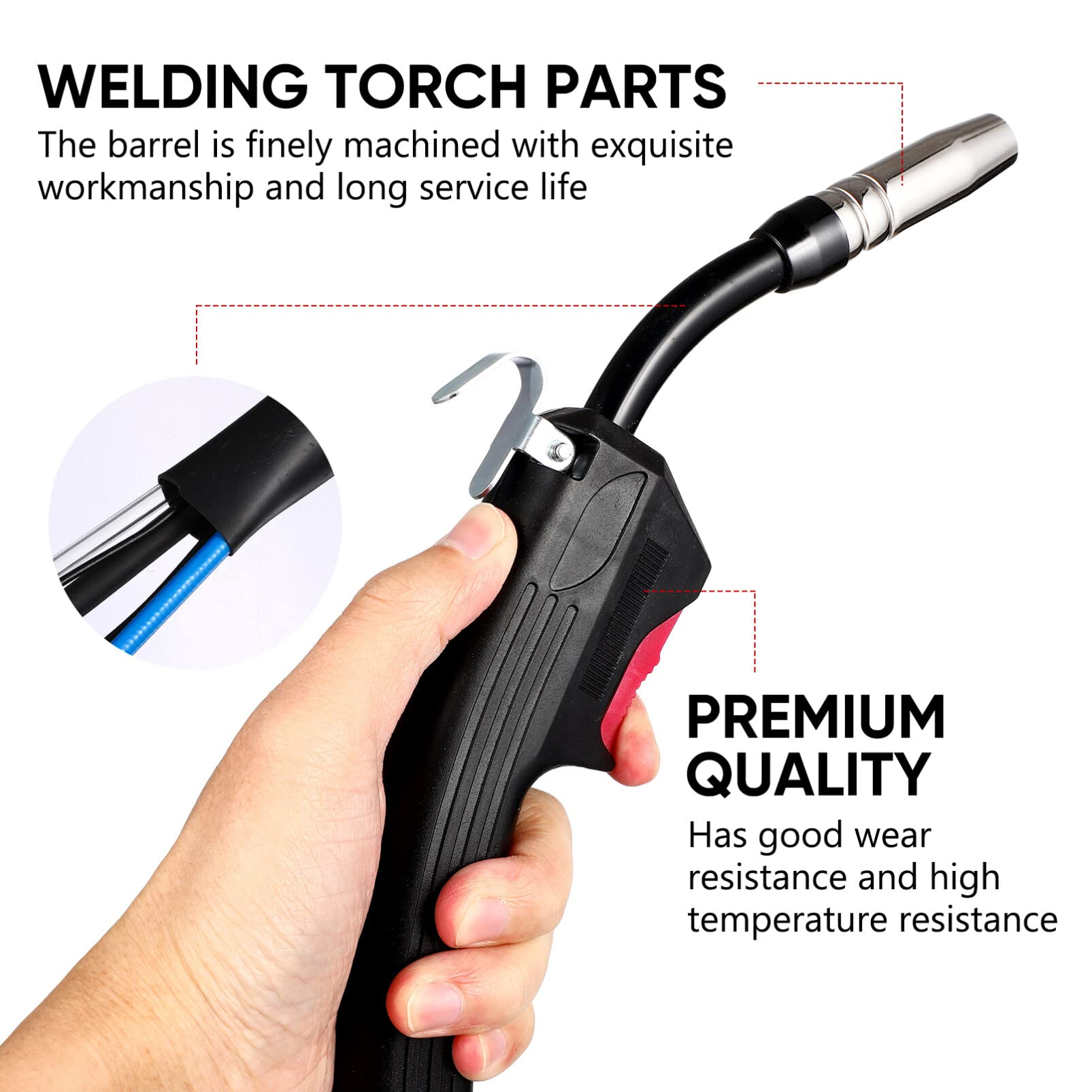 SOLUSTRE equipo de soldadura industrial aparelho de soldar bk soldador mig antorcha aguijón partes de la antorcha de soldadura xherramienta herramientas soldador de soplete gas Componente