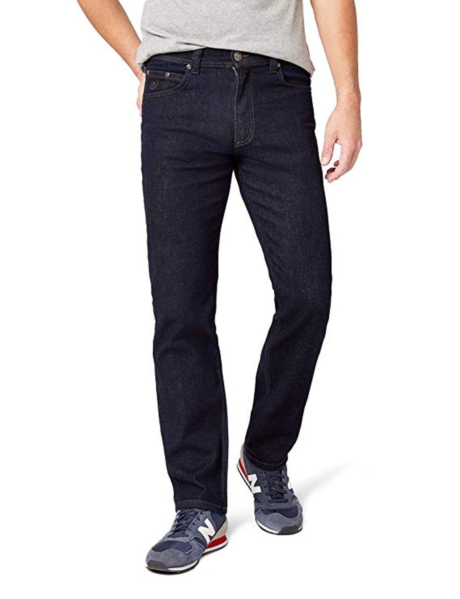 bugatti 3280D R-16640 Men's Straight Leg Jeans, Marine-390, 40 W/36 L
