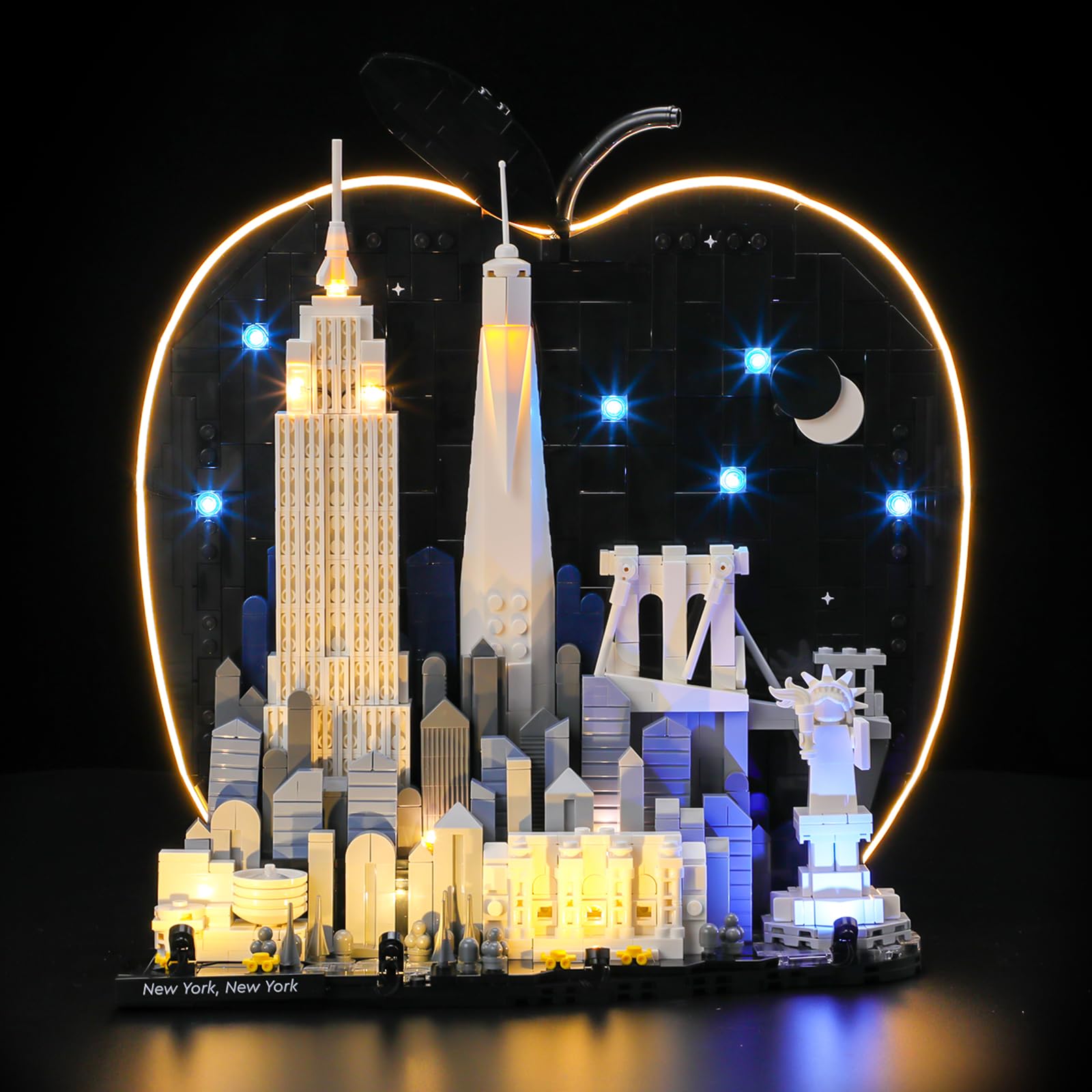 Luces para Lego Architecture 21066 Nueva York Lightailing 7