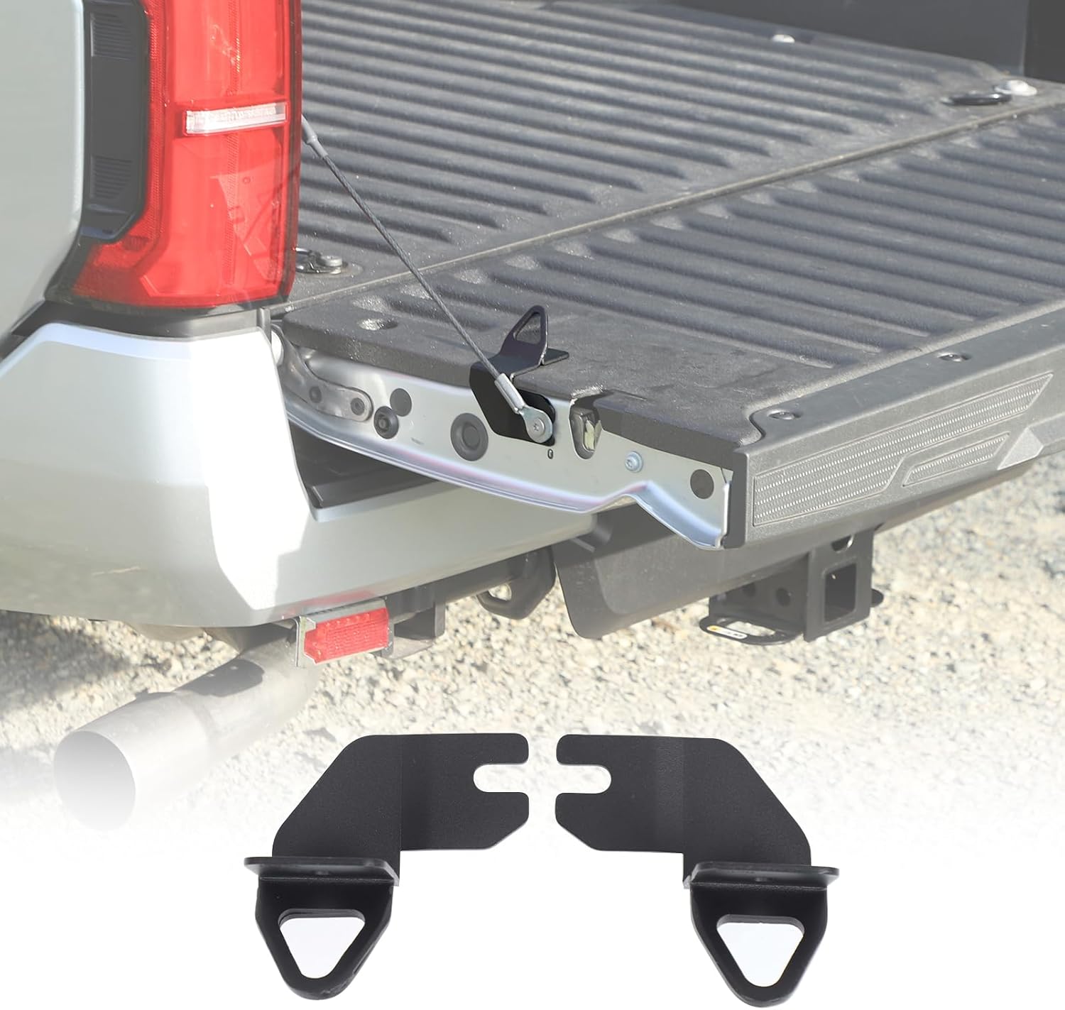 Tailgate Tie Down Anchors Compatible with Toyota Tacoma 2024 2025 2026, Heavy Duty Truck Bed Tie Down Anchors Ring Bed Rails Cleats Bed Rack Rail Accessories