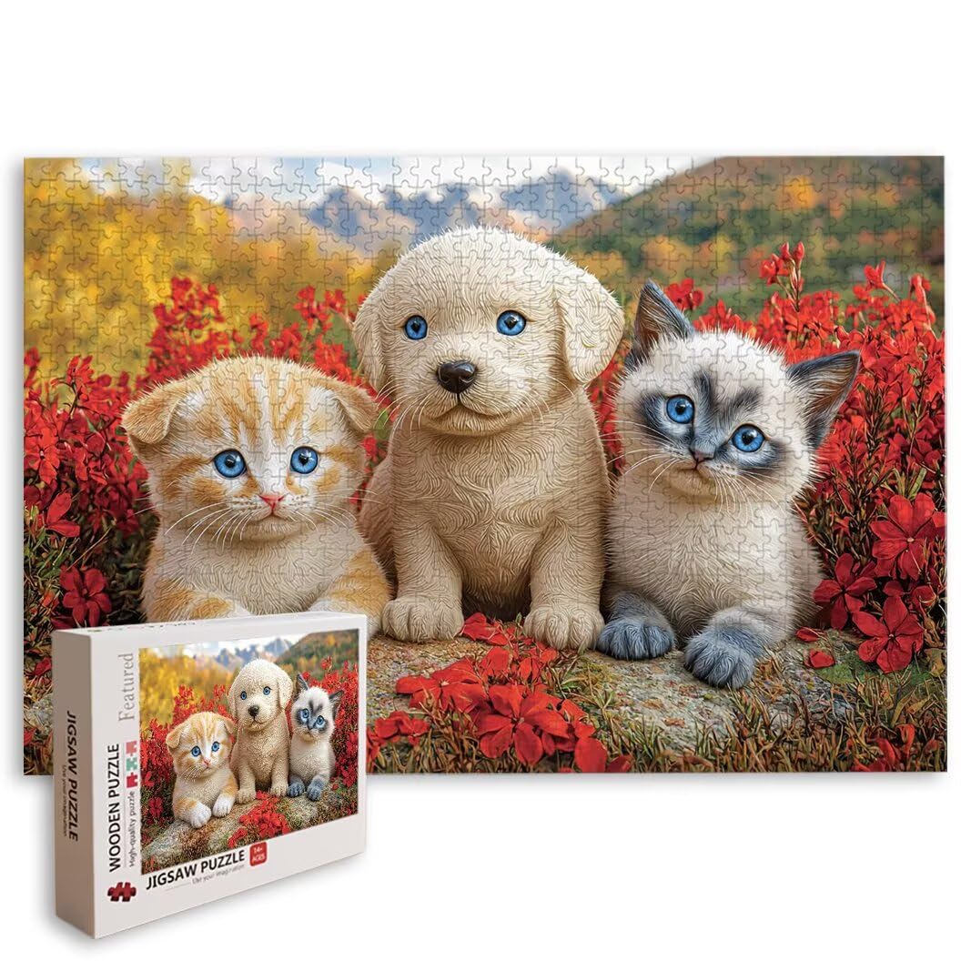 5000 puzzli dla dorosłych, puzzle ze zwierzętami, prezenty -8846