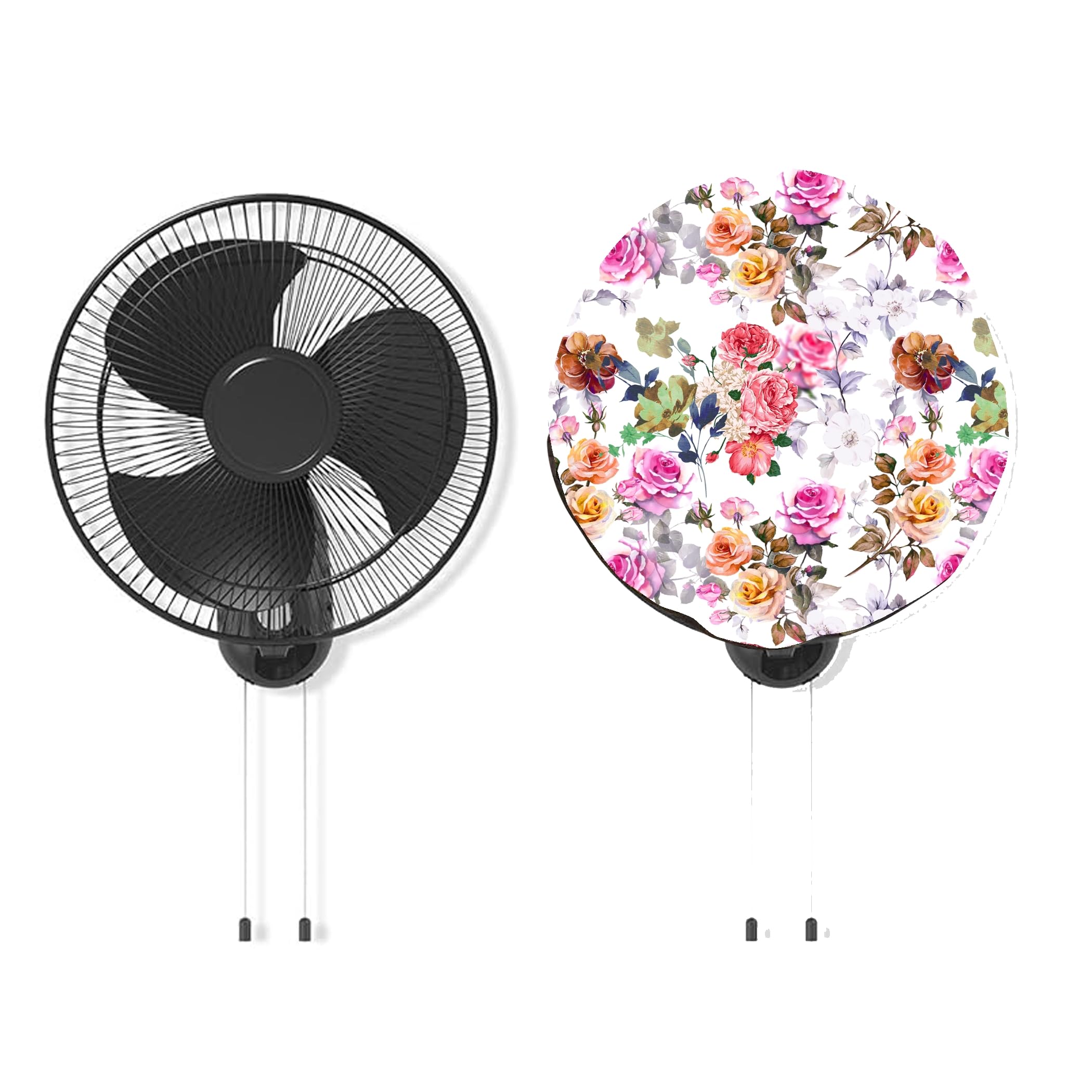 HomeStore-YEP Wall Fan Cover for Home, Office, Living Room Universal Size Suitable for All Major Brands Printed Waterproof Pack of 1 Pc (White) (B0CSH5BSSY) Amazon Price History, Amazon Price Tracker