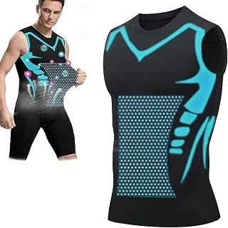 Ionic Shaping Vest, 2023 New Version Boys Men Compression Top, Compression Body Shaper Vest, Boys Men Compression Top to Build A Perfect Body